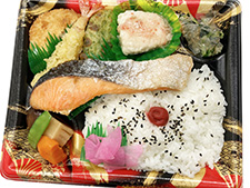 生鮮幕の内弁当(厚切銀鮭)